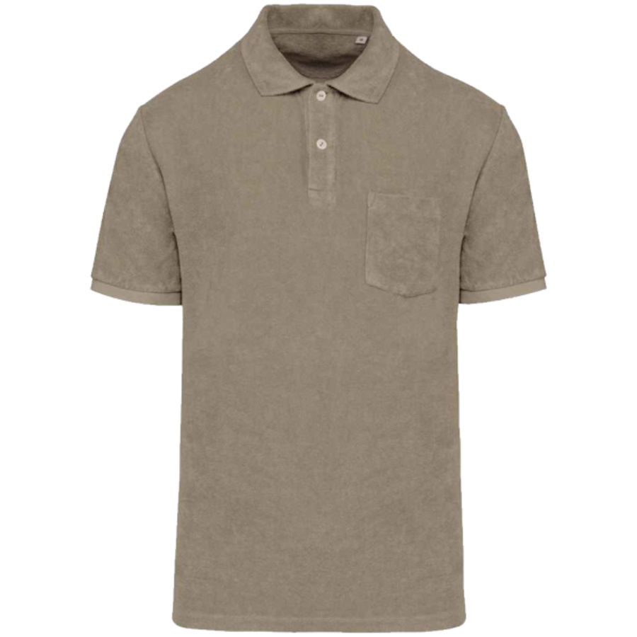 Native Spirit Terry Towel Polo Shirt Thumbnail